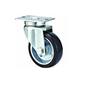 China ESD Rubber 100KG 120KG 3 Inch Swivel Casters With Brake For Office Chairs factory