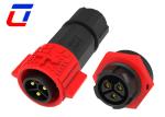 20A 3 Pin Automotive Waterproof Wire Connectors 3 Phase M19 Plug Socket