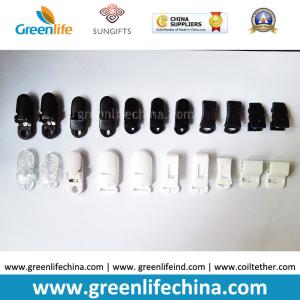 China Plastic ABS Clasp Clips Black White Clear Colors factory