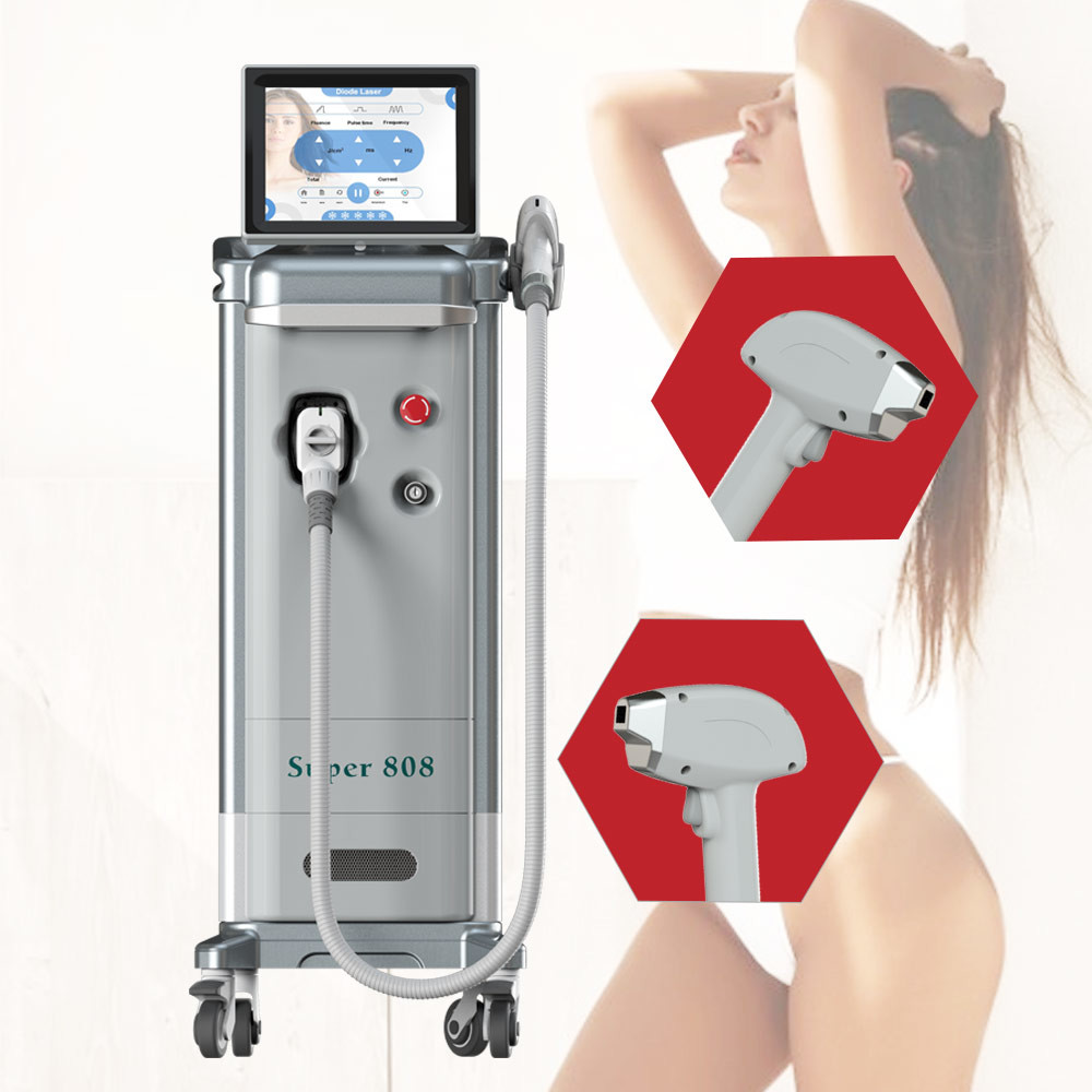 Vertical Type 755nm 808nm 1064nm Triple Diode Laser Hair Removal For Clinic