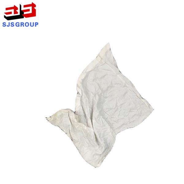 Pure White 100 Percent Cotton Rags For Industrial Wiping Rags