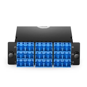 China 3MT18LC2SMFA 3 MTP To 18 LC 12 Port Fiber Termination Box 36 Fibers OS2 Single Mode Type A on sale