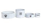 Sustainable Personalised Ceramic Dog Bowls Round Shape With Stand
