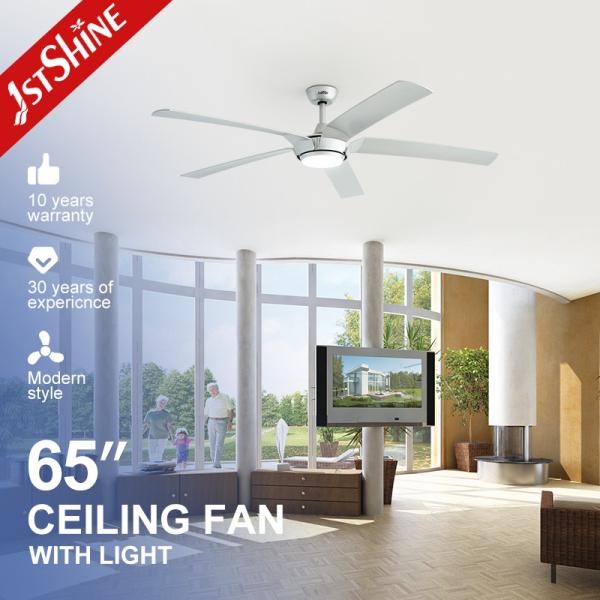 Remote Control LED Ceiling Fan High Airflow 5 Blades 65 Inches 2- with Light and