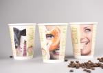 Branding Double Walled Disposable Coffee Cups For Bakeries , Heat Insulation