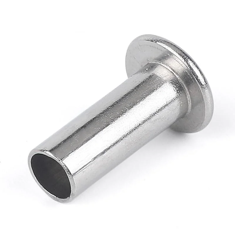 Stainless Steel Flat Head Half Rivet DIN6792