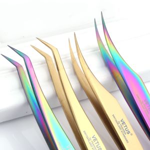 Anti Acid SS Eyelash Applicator Tweezers Lash Extensions Tools