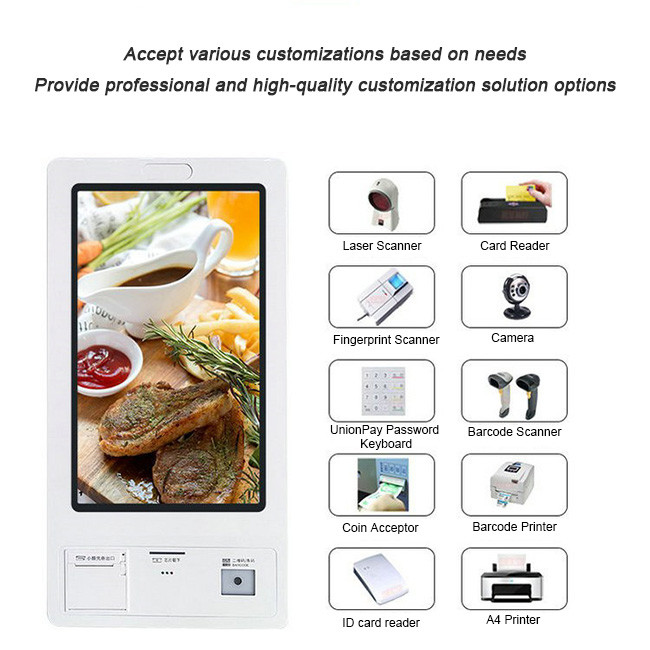 Digital Self-Ordering Kiosk for Hospitality and Fast Food