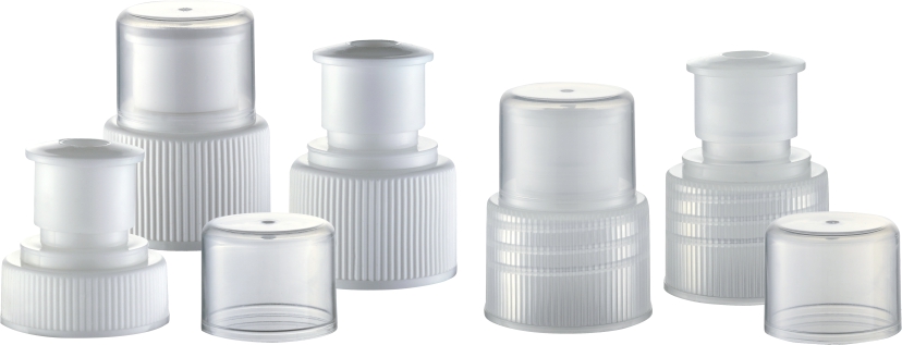 Non Spill Plastic Liquid Detergent Water Bottle Cap 28/400 28/410 28/415 Push Pull PP