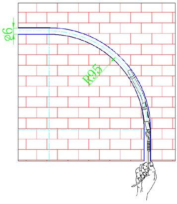Pullable MTC-SC Through-wall Bullet SCAPC pre-connectorized FTTH Drop patch cord