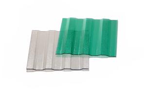 China Blue Well Straight Character Diamond Embossed Polycarbonate Sheet Transparent PC For Roofing factory
