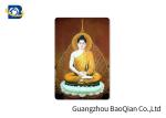 Buddha Religion Premium 3D Lenticular Card PET / PP Motion Effect Printing