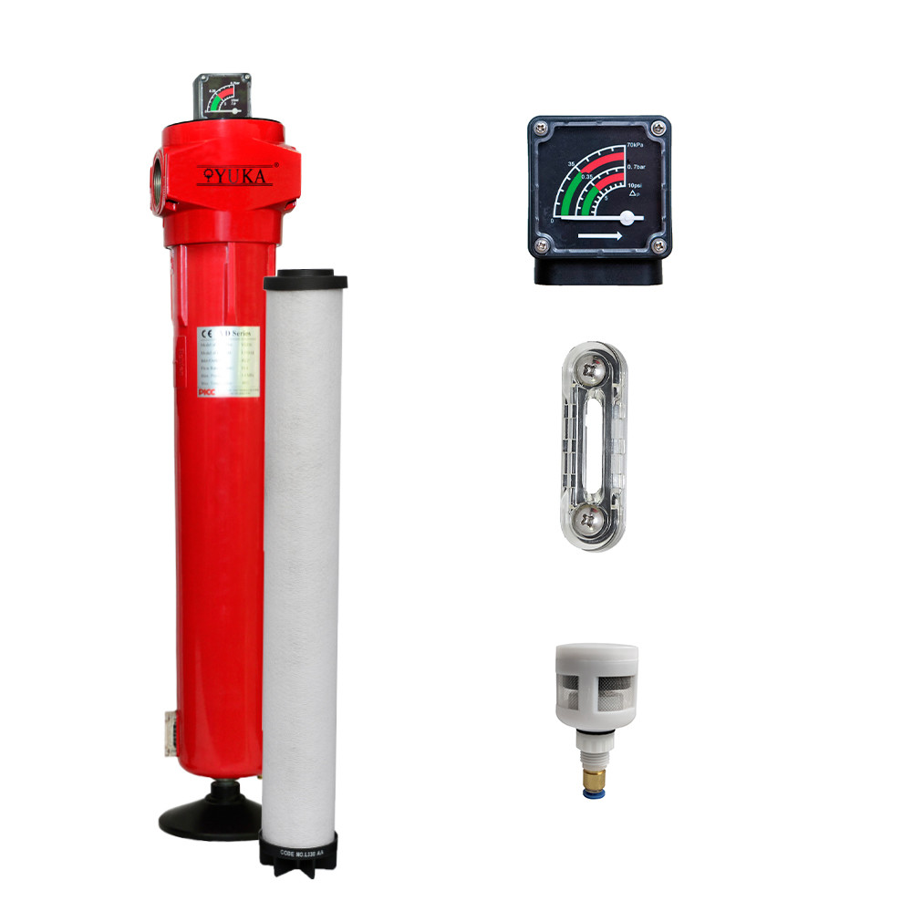 China How to clean polluted compressed air factory