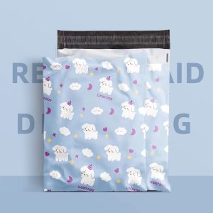 Customized Biodegradable Courier Bags With Photooxygen Degradation And Self