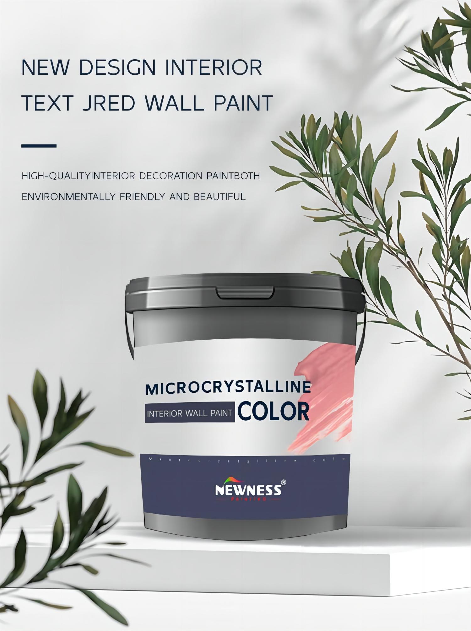 Acrylic Resin Sand Texture Elegance Spar Stone Wall Paint for Interior Coating Design