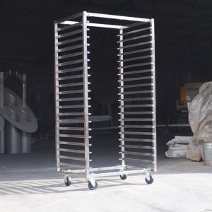 China Stainless Steel 201 Rotary Oven Trolley For Drying 15layers 12layers 10layers factory