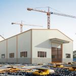 Customized Prefab Steel Warehouse Construction , Prefabricated Metal Storage