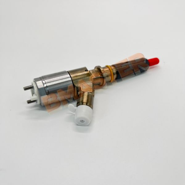 Caterpillar C6.6 fuel injector 2820490 2645A709 side view with detailed engineering features