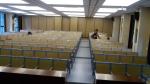 College Furniture School Fixed Table And Chair / Lecture Hall Ladder Classroom
