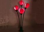 LED Acrylic Three leaf lamp landscape simulation lamp garden lawn lamp park