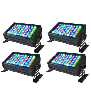 China High Quality CE RoHs Listed 54x3W RGBW DMX LED Wall Washer Light Outdoor factory