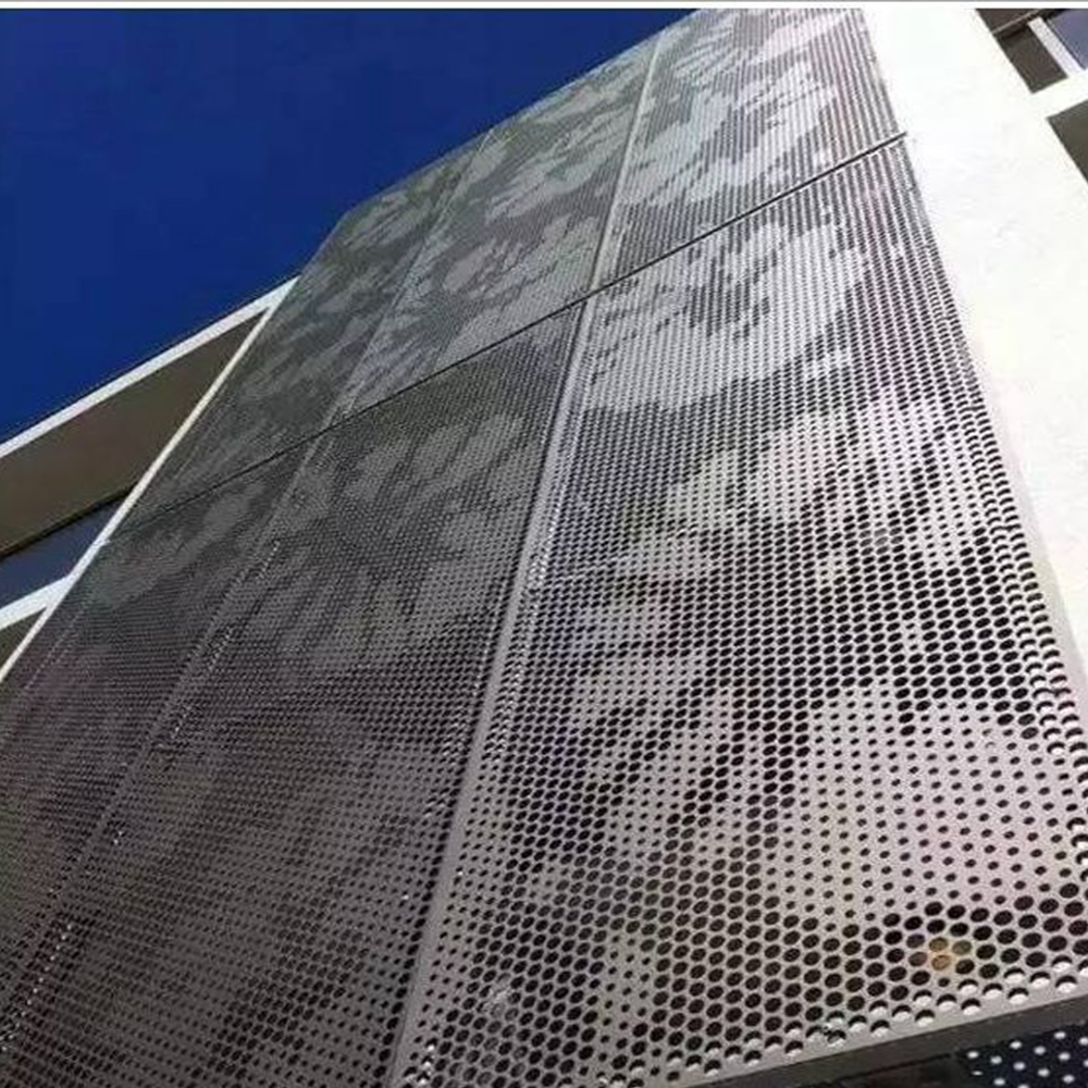 Metal Aluminium Curtain Wall Laser Cut Wood Stone Cladding Veneer