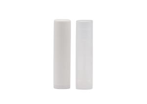 China Plastic Lip Balm Tube 17g Cylinder White Empty Deodorant Stick Container factory