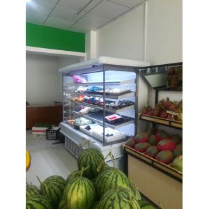 R404a Fruit Vegetable Open Freezer Supermarket Multideck Chillers