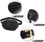 Crossbody Fashion Fanny Pack PU Leather Waterproof Belt Bag