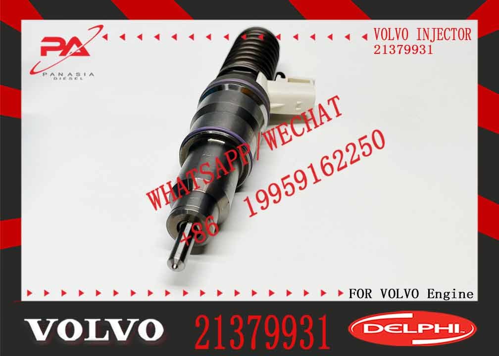 D16 Diesel Engine Parts 20929906 33800-84820 21379931 1677154 Excavator Fuel Injector Assembly