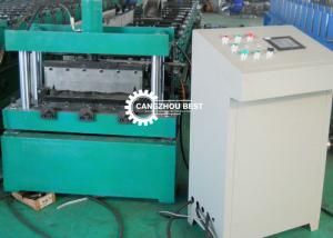 China Seamless Self Lock Roofing Sheet Panel Roll Forming Machine For Building factory