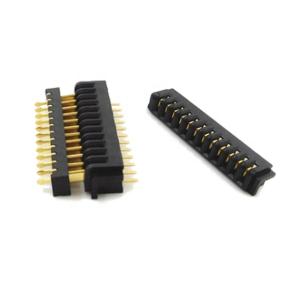 China Compression Battery Pin Connector , Two Pin Battery Connector Vertical Mount Angle factory