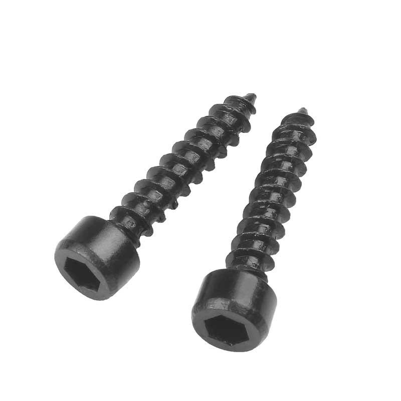 Carbon Steel Self Tapping Screws with Black Cylindrical Head Grade 8.8/10.9/12.9