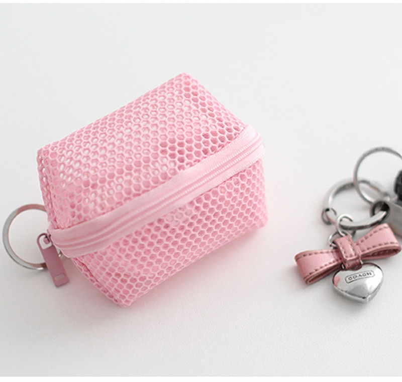 China Eco-Friendly See Through Mesh Travel Toiletry Pouch For Promotion