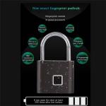 IP65 SS303 Semiconductor Fingerprint Smart Padlock