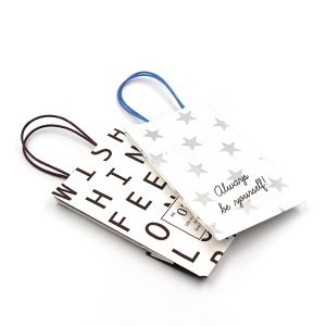 China OEM ODM Service Recycled Paper Bags With Handles Uncoated Lining on sale