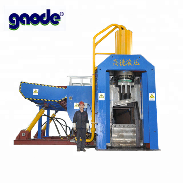 China 110KW Scrap Shear Baler Auto Sheet Metal Cutting Machine factory