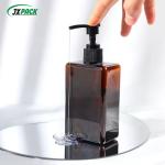 100ml 150ml 280ml Transparent PET Hand Wash Bottle Screw Cap Customized For Skin