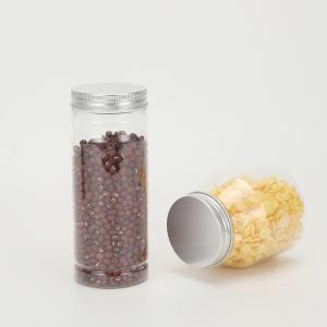China Transparent Plastic Jar Container with Aluminum Lid for Pharmaceutical Packaging factory