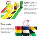 PVC Warning Danger Tape Yellow Adhesive Barricade Caution PVC Tape Roll