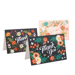 China Rectangle Christmas Greeting Cards Recyclable Customized Postcard Thank You Card factory