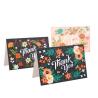 Buy cheap Rectangle Christmas Greeting Cards Recyclable Customized Postcard Thank You Card from wholesalers