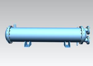 China R407C Refrigerant 50HP Shell And Tube Evaporator factory