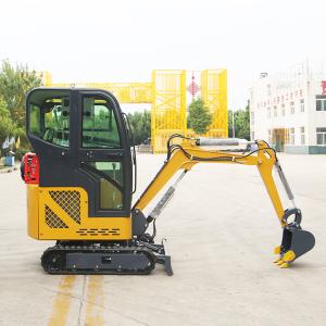 China 1.5 Ton Hydraulic Mini Excavator Compact Digging Equipment 1500kg Tiny Digger factory