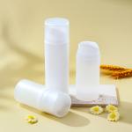 Recyclable Cosmetic Airless Pump Bottles in Amber for Eco-Conscious Packaging
