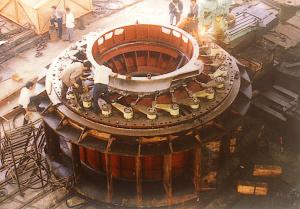 China Oil-water Cooling Vertical Kaplan Turbine Hydraulic Turbine System factory