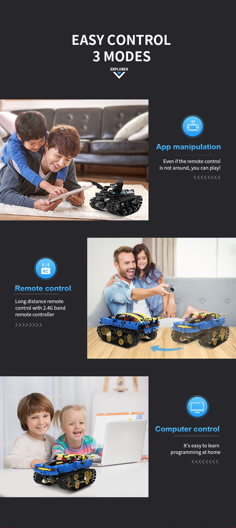 14 Years Old Get Your Child the Best Gift Lego Building Block Car with Remote Control