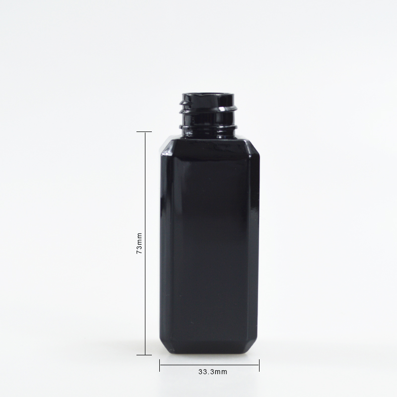 Collar Material petg PET Plastic Bottle 1.7OZ Empty Transparent Alcohol Spray Bottles