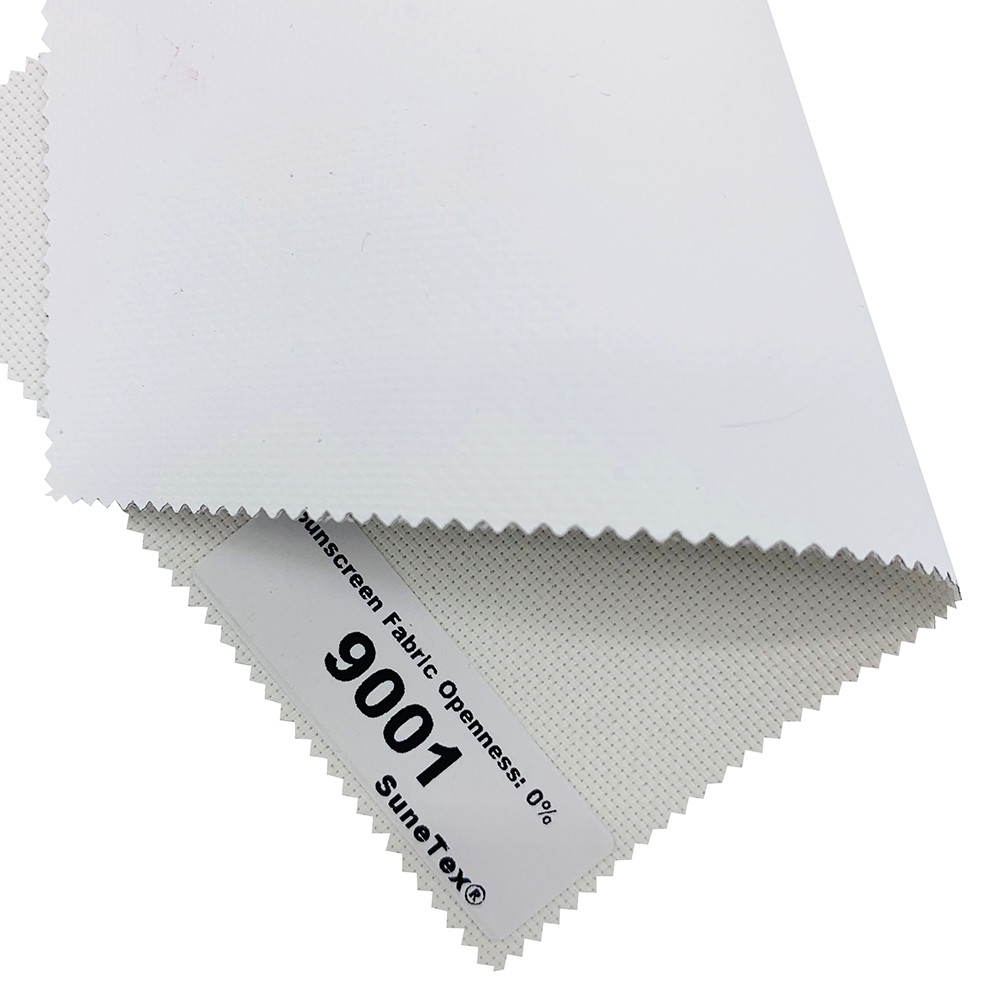 High Quality 3m Width Green Guard Fire-Proof 100% Blackout Sunscreen Roller Blinds Fabrics For Home Treatment