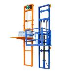 Electric Small Cargo Lift Warehouse 9 m 1 Ton Hydraulic Goods Elevator